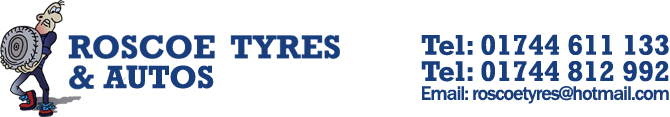 ROSCOE TYRES & MOTS Logo